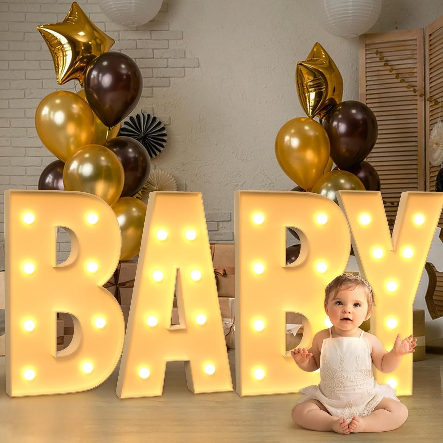 Marquee Letters 3 Feet Tall Large Light Up Letters U Happy Birthday Decorations Marry Me Engagement Party Decor Yellow Light Birthday Decorations Balloon Arch Kit Foam Sign U