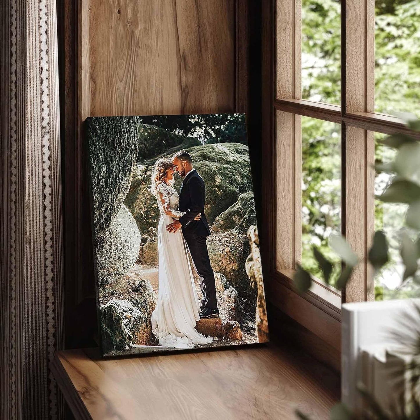 Personalized Custom Canvas Prints: Photo On Canvas (Framed Canvas, 18X24) Transform Your Photos into Stunning Framed Wall Art Digitally Printed Photo To Canvas Ideal for Home Decor