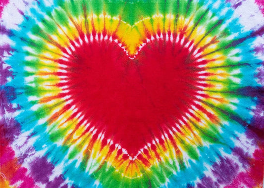 Hippie Backdrop 12x10ft 60s 70s Backgrounds Tie Dye Theme Party Decorations Hippie Supplies Photo Booth Props