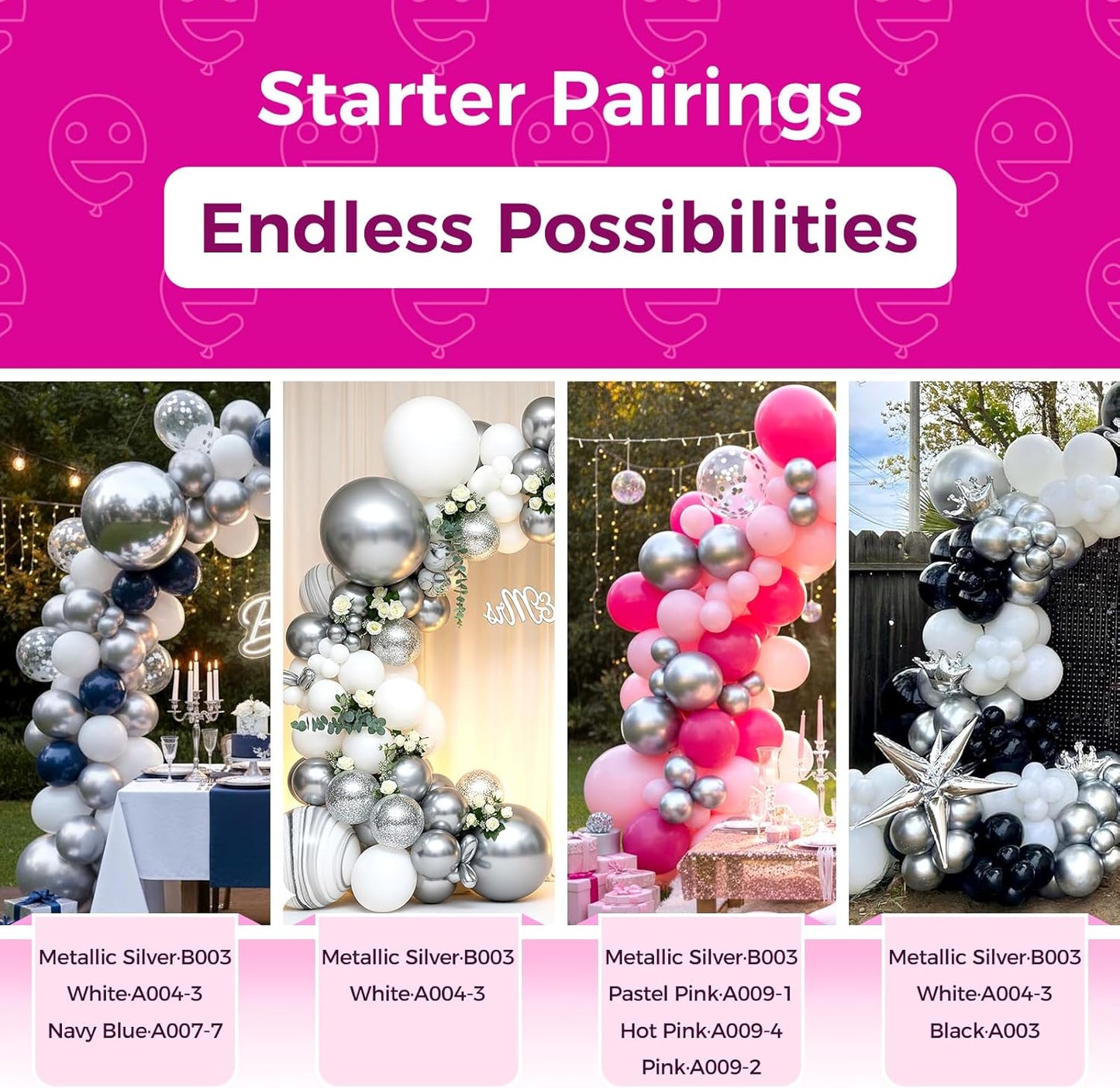 Bezente Metallic Silver Balloons 18 Inch - 30 Pack Large Thick Silver Balloons Big Round Chrome Silver Latex Balloons for Wedding Bridal Shower Birthday Party Decorations