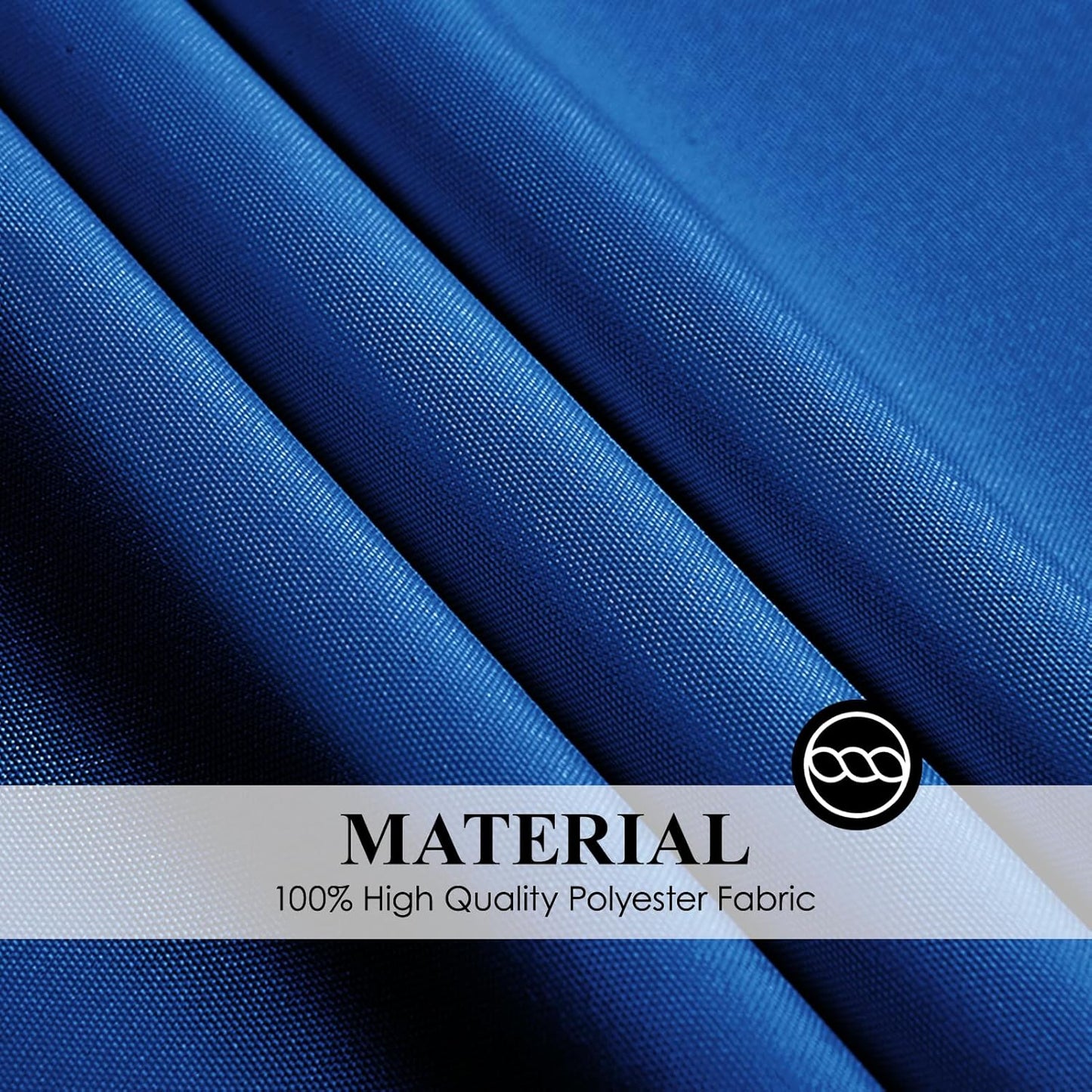 Round Tablecloth 6 Pack 108 Inch Royal Blue Tablecloths Washable Decorative Linen Polyester Table Clothes Cover for Dining Table Banquets Buffet Parties and Wedding