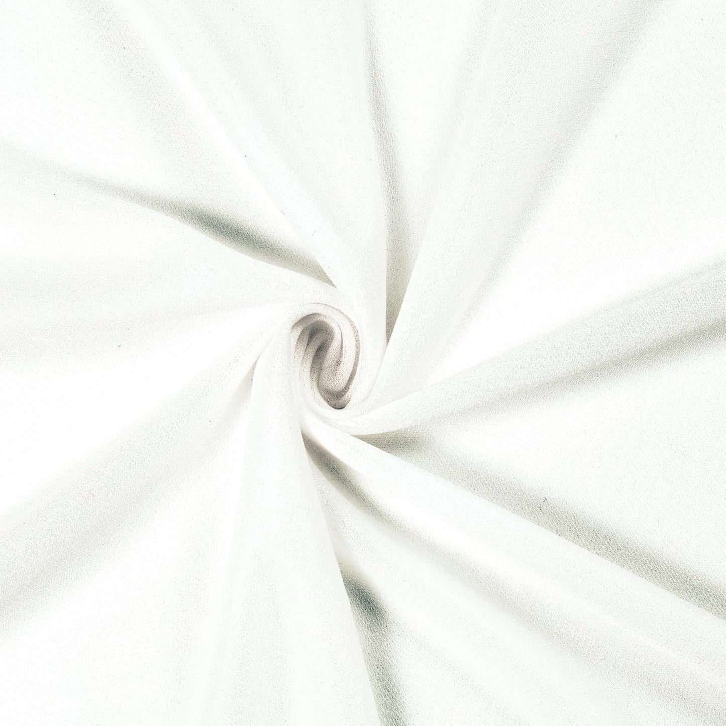VDS Pack of 2 Panel (30 Inch X 20 Feet) Wedding Arch Draping Fabric Sheer Chiffon Fabric Drapery for Wedding Ceremony Reception Swag Backdrop Canopy Chuppah ARBO Altars Decoration (Ivory)