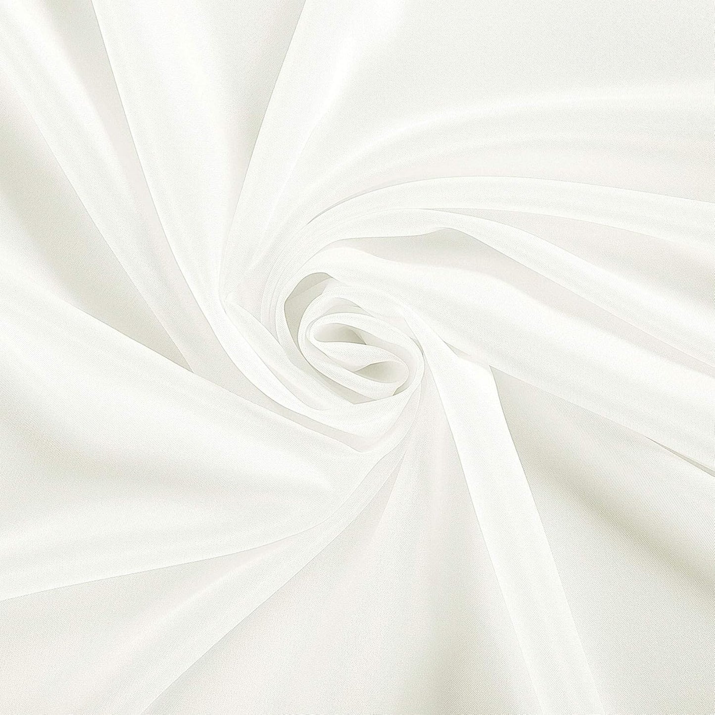 Ascoza 2pack 70 Inch Ivory Round Tablecloth in Polyester Fabric for Wedding/Banquet/Restaurant/Parties