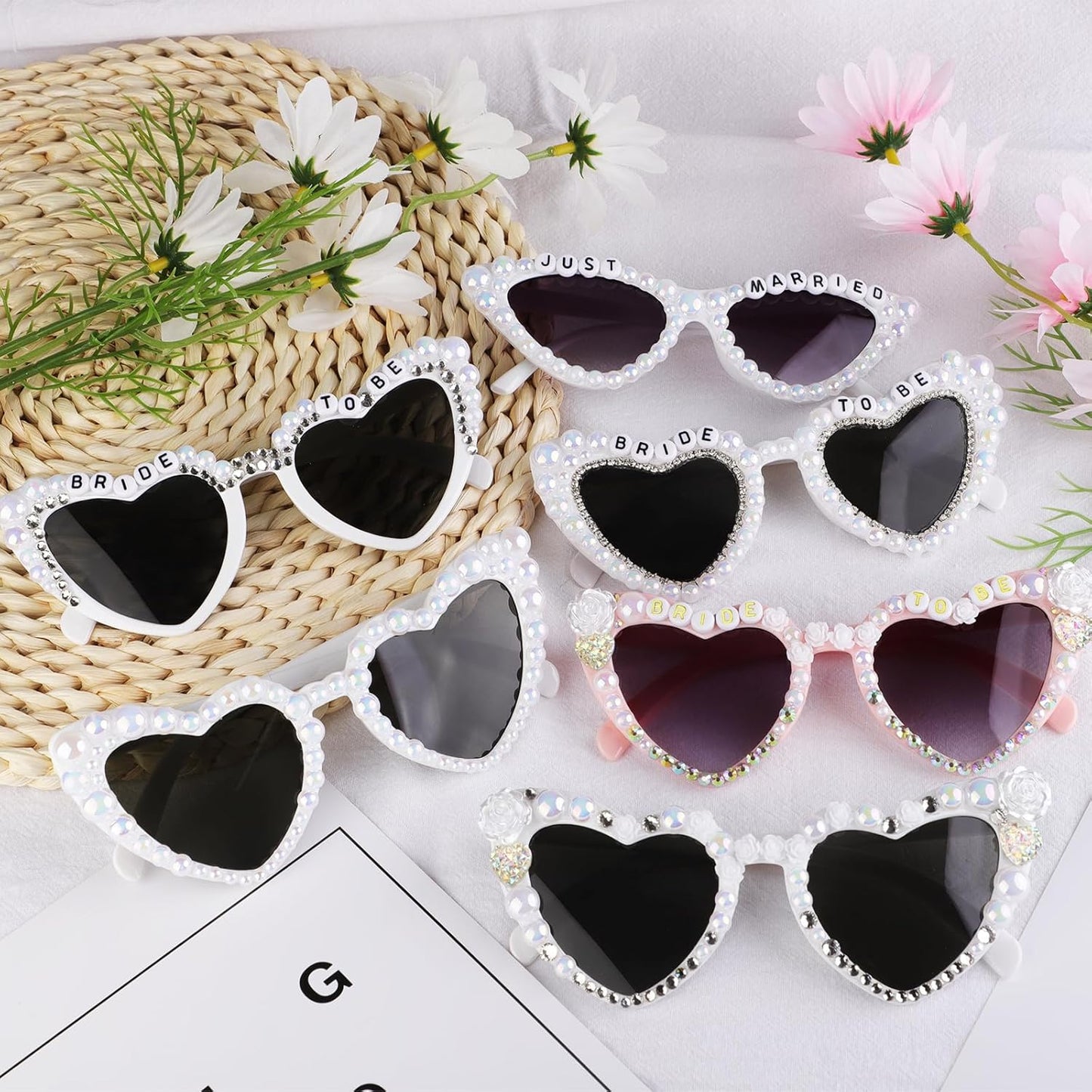 Bride to be Sunglasses, Bridal Shower Accessory, Cute Glasses for Women Bachelorette Party Decoration