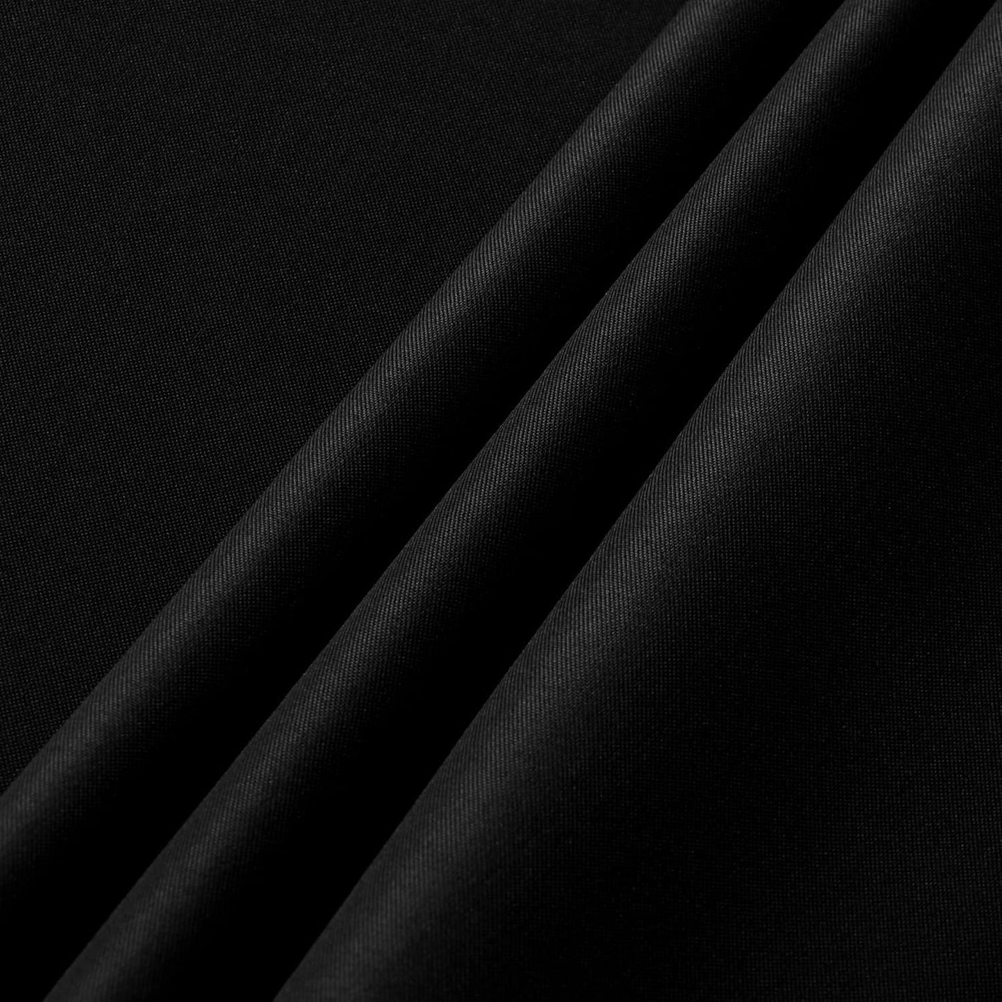 sancua 8 Pack Black Tablecloth 90 x 132 Inch - Rectangle Table Cloth for 6 Feet Tables Stain and Wrinkle Resistant Washable Polyester Table Cover for Dining Wedding Banquet Party Buffet Restaurant
