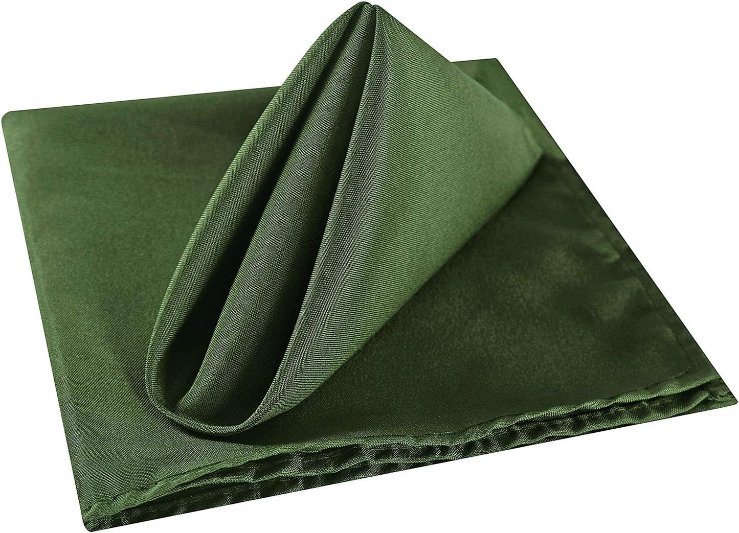 Cloth Napkins 20x20 inch Washable Polyester Dinner Napkins Soft Table Napkins for Wedding Party Dining Banquet(Willow,25PCS)