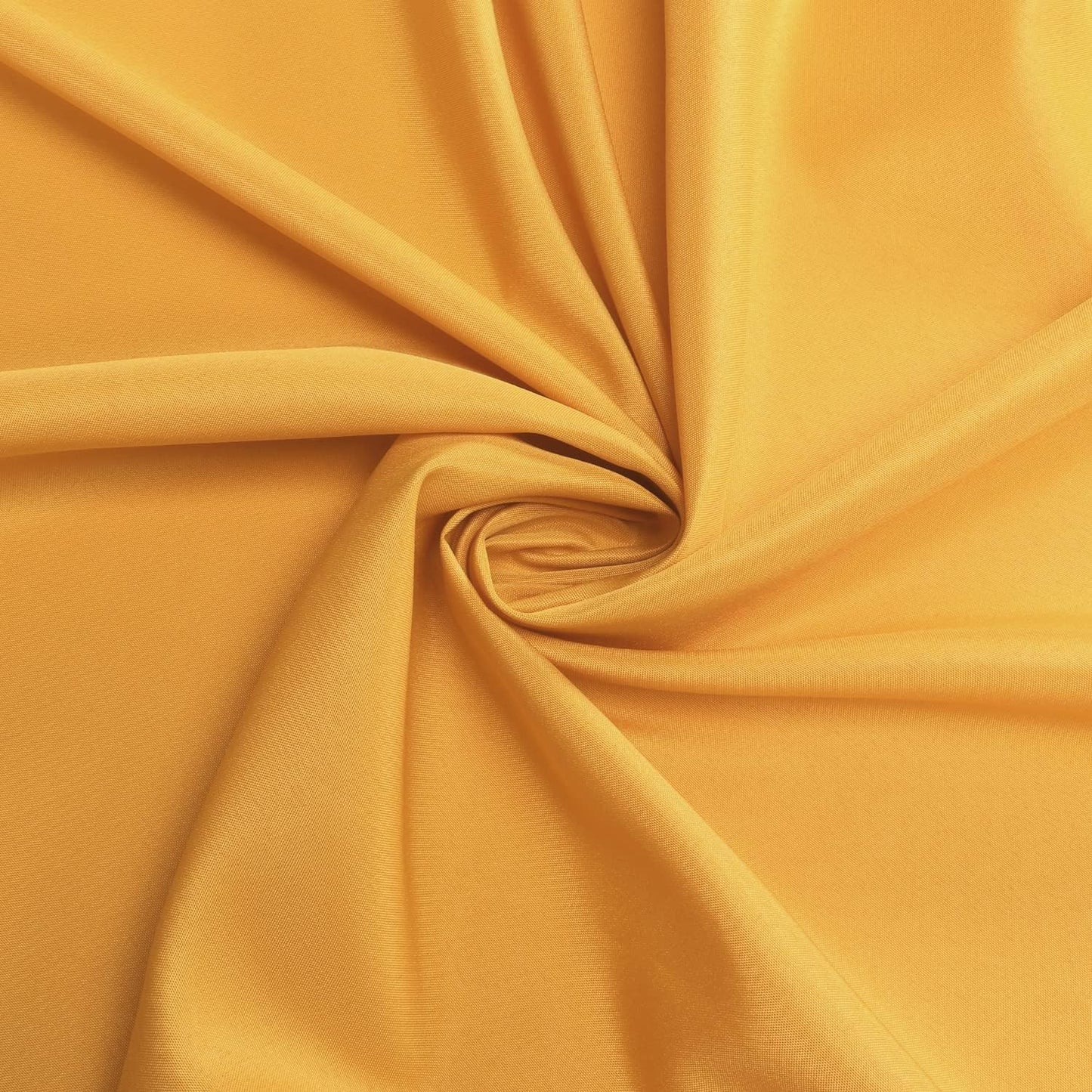 sancua Round Tablecloth - 108 Inch - Water Resistant Spill Proof Washable Polyester Table Cloth Decorative Fabric Table Cover for Dining Tables, Buffet Parties and Camping, Gold