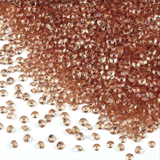 10000Pcs Crystal Acrylic Diamond Fake Gems Vase Filler, 4.5mm Faux Diamonds for Table Scatter Wedding Party, Bridal Shower, Birthday Decoration, Coffee