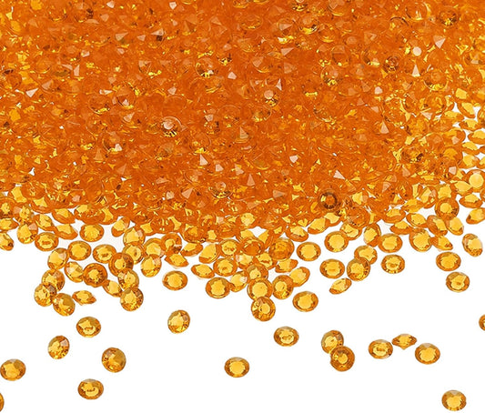 PATIKIL 10000 Pcs Wedding Table Scatter Confetti Crystals 4.5mm Acrylic Diamonds Vase Fillers Gems for Table Centerpiece Decorations Party Vase Beads, Light Brown