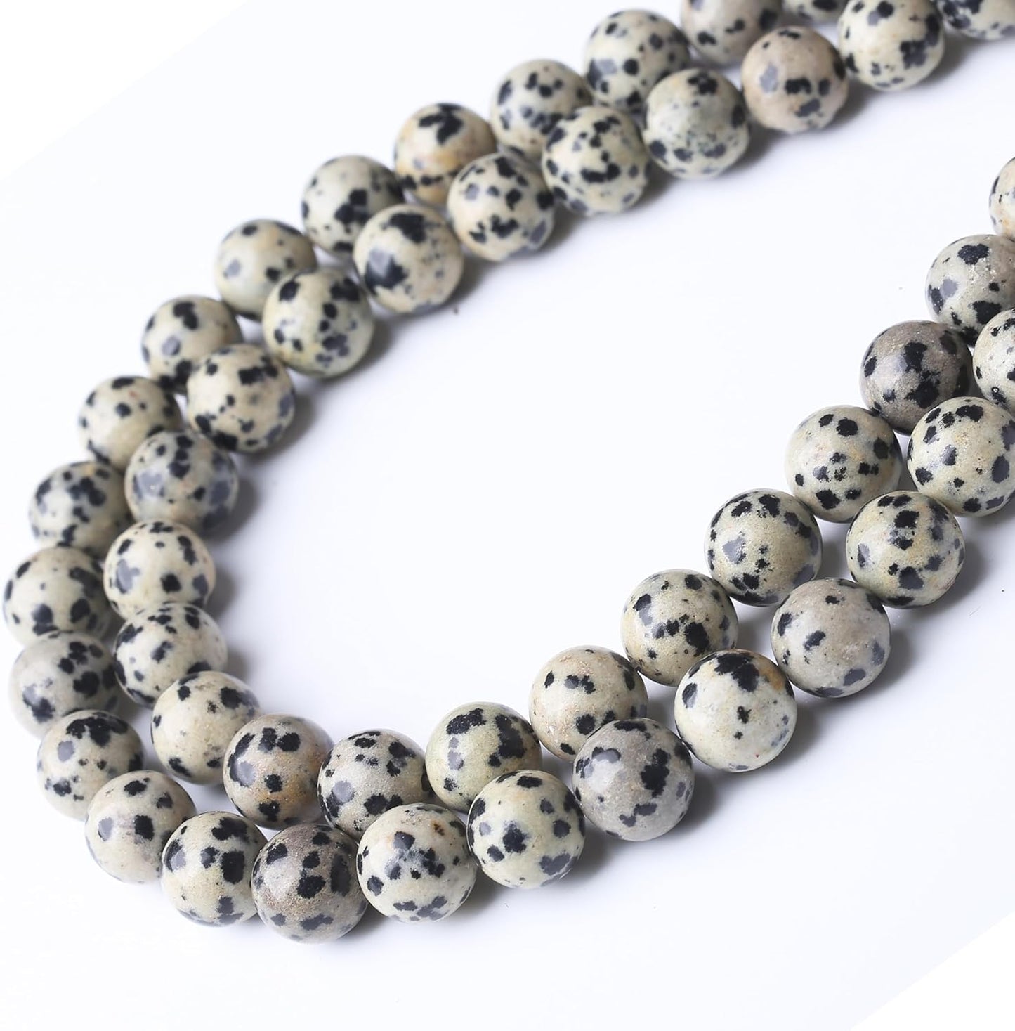 Quail Egg Stone Beads Gemstone Round Crystal Energy Jade Beads Stone Beads for Jewelry Making DIY Bracelet Necklace Jewelry Making 1 Strand 15.5inch 31PCS 12MM