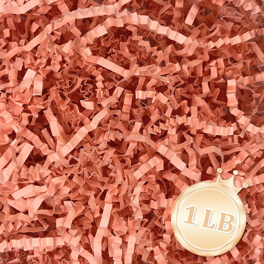 1 LB Dark Pink Crinkle Cut Paper Shred Filler Great for Gift Wrapping, Dark Pink Basket Fillers, Birthday, Gift Wrapping, Anniversary, Halloween Thanksgiving Christmas Party Decor Filling Supplies