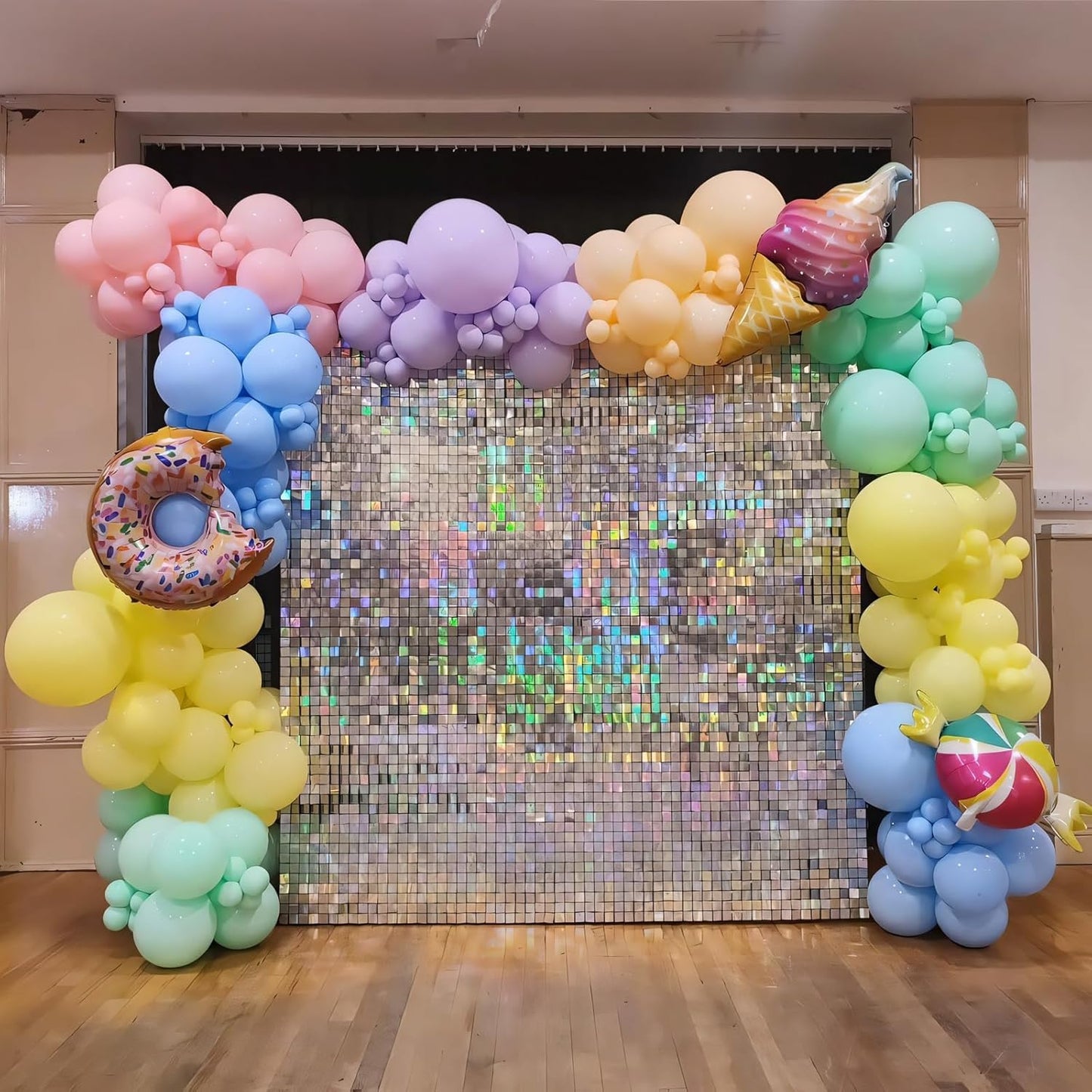 110pcs Pastel Balloons 12 Inch Latex Balloon Arch Kit Assorted Colors for Birthday Baby Shower Anniversary Graduation Wedding Party Decorations