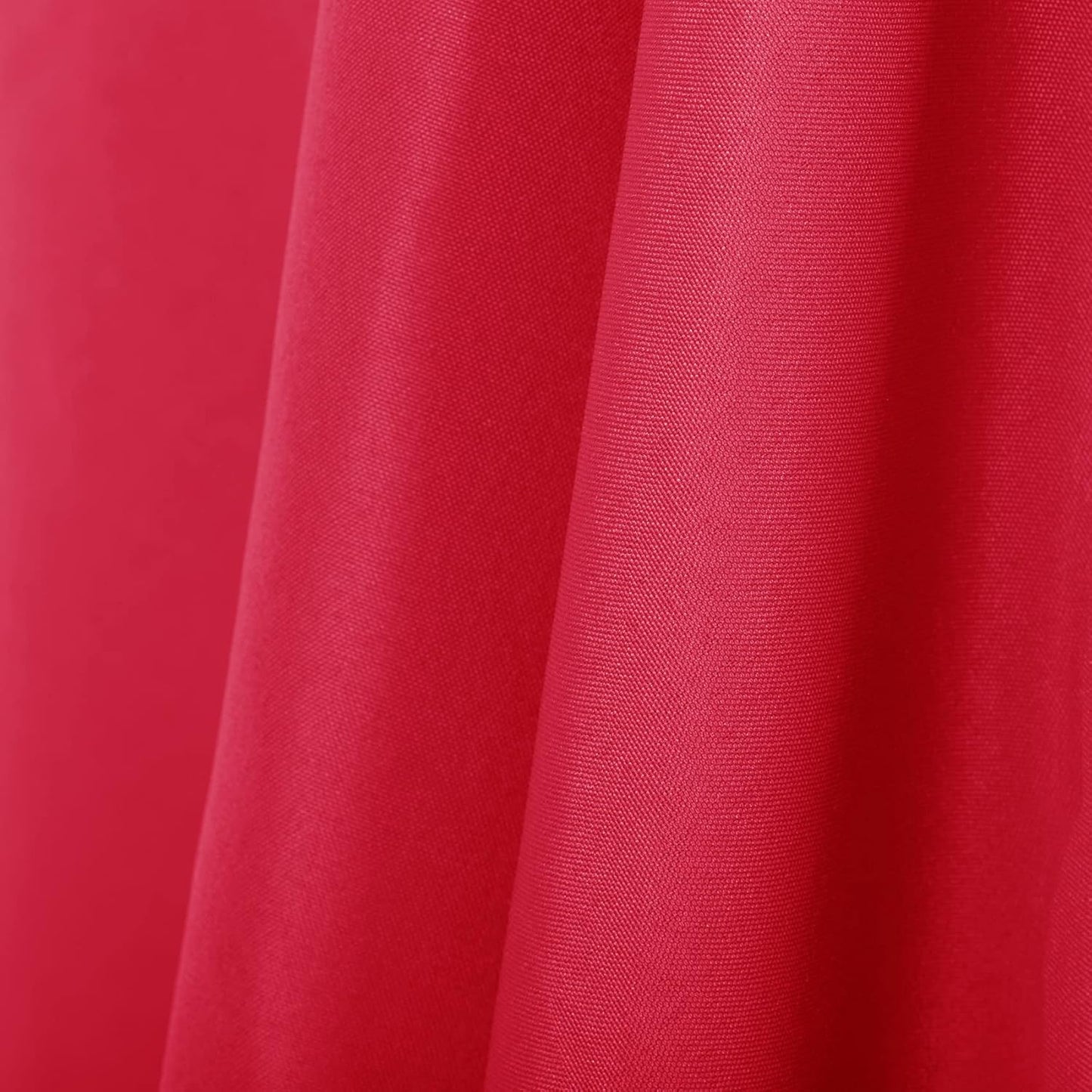 Ascoza 2pack 90x132 Inch Red Rectangular Tablecloth 8 Feet Table Cloth in Polyester Fabric for Wedding/Banquet/Restaurant/Parties
