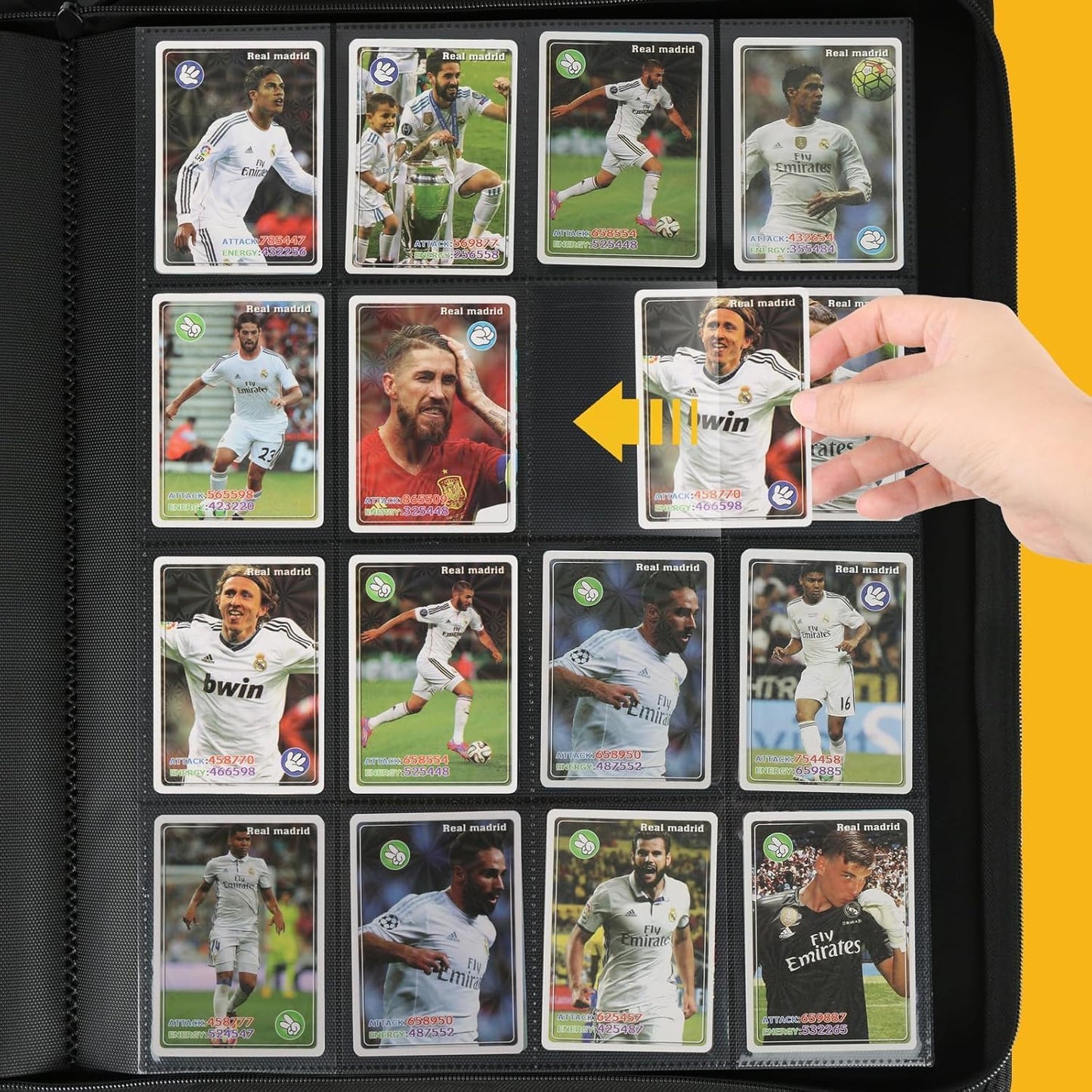 Premium Ringless Trading Card Binder - 1024 Capacity, 16 Side-Loading Pockets per Page, Archival Quality Protection & Anti-Slip Spine for TCG, MTG, Sports Cards (Gray)