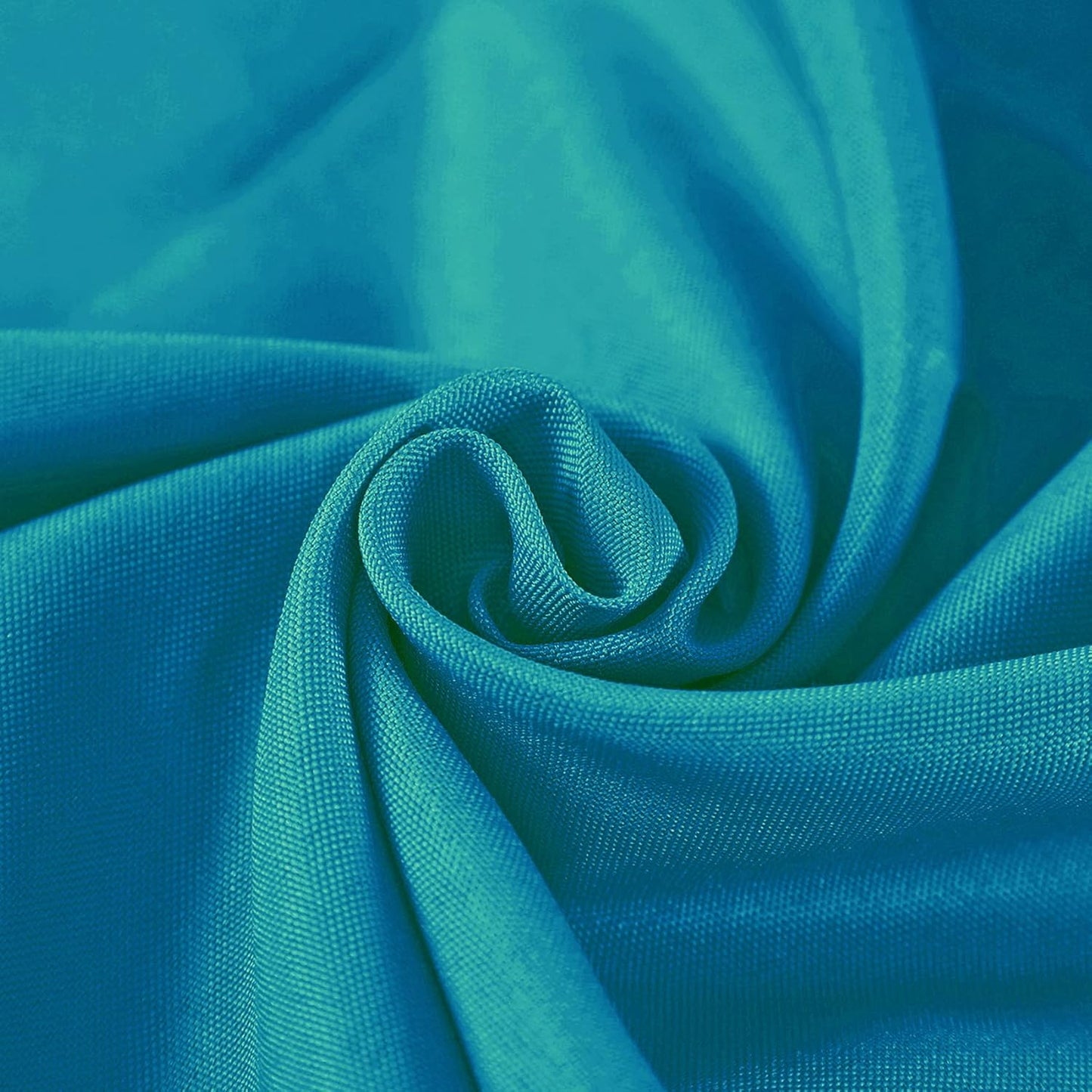 70 inch Round Tablecloth Washable Polyester Table Cloth Decorative Table Cover for Wedding Party Dining Banquet（70 inch, Caribbean Blue）