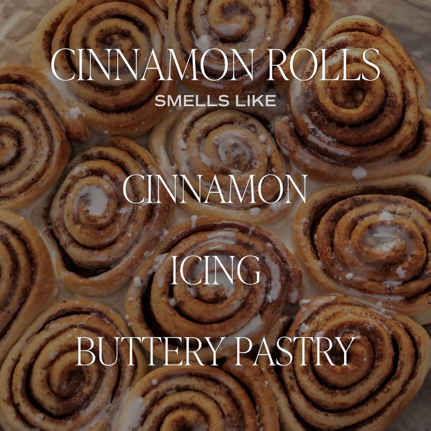 Sweet Water Decor Cinnamon Roll Candle - Fall Candle with Cinnamon, Icing & Buttery Pastry for Home - Soy Candles with 40 Hours Burn Time - 9Oz Black Lid Amber Jar Holiday Scents