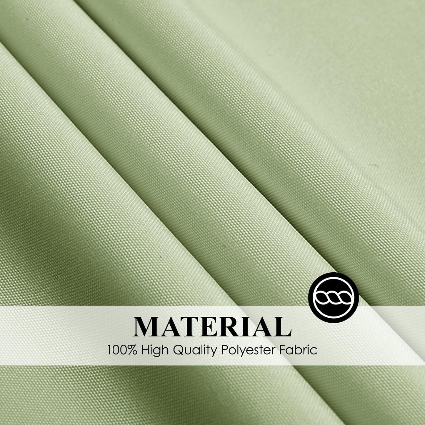 Round Tablecloth 132 Inch 2 Pack Sage Green Tablecloths Washable Decorative Linen Polyester Table Clothes Cover for Dining Table Banquets Buffet Parties and Wedding