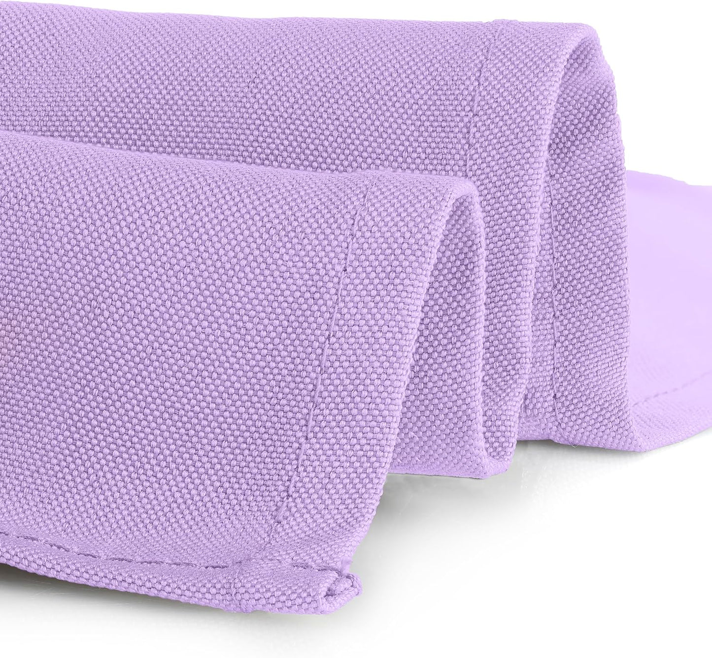 Gee Di Moda Square Tablecloth - 70 x 70 Inch Lavender Table Cloth for Medium Square or Round Tables - Heavy Duty Washable Fabric - for Buffet Table, Holiday Party, Dinner, Wedding & Baby Shower