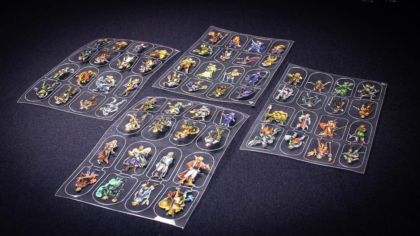 Arcknight Flat Plastic Miniatures: Ancient Evils; 62 Unique Evil-Themed Minis for DND 5e and Pathfinder; Affordable, Skinny Figurines for Dungeons and Dragons and Other Tabletop RPG Games