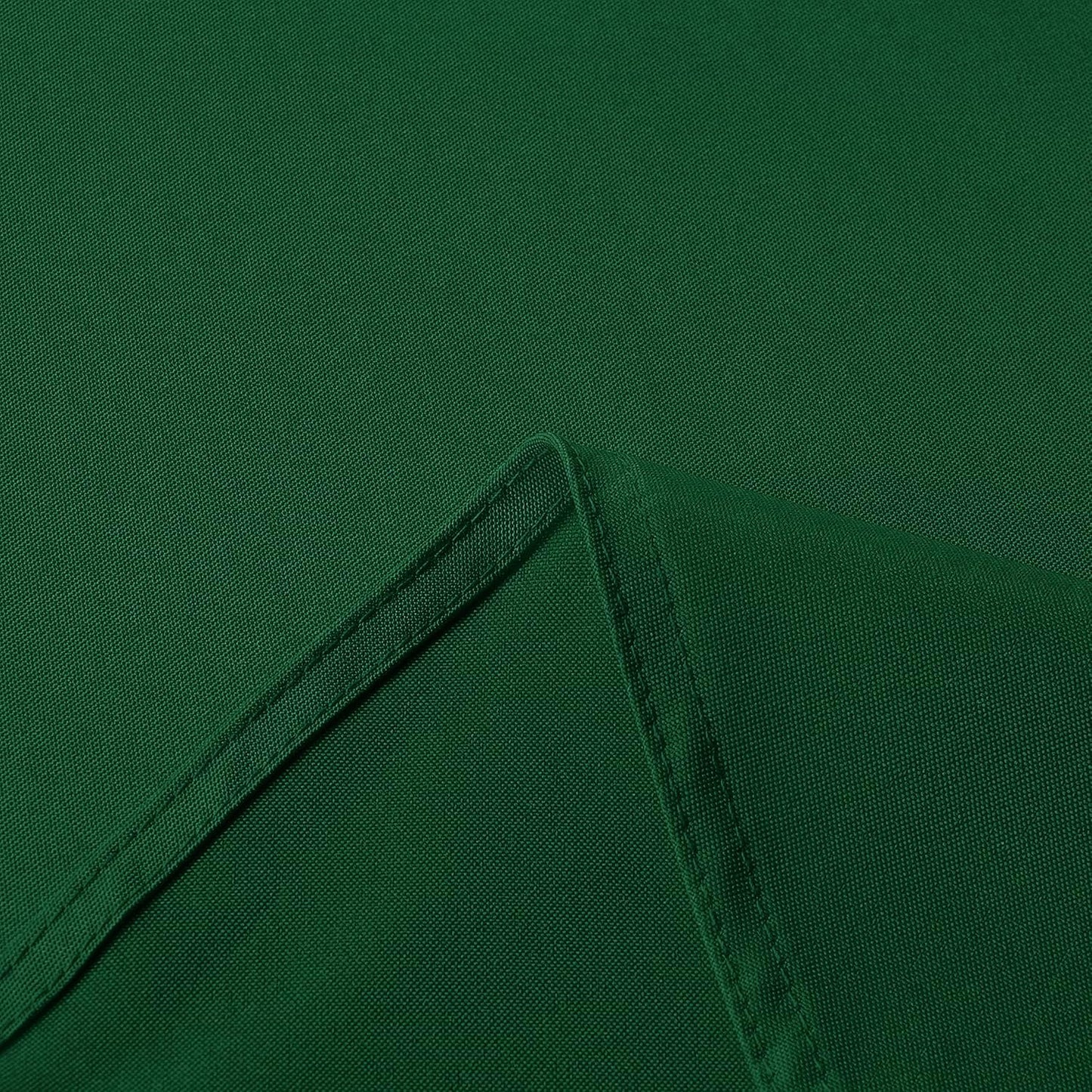 sancua Round Tablecloth - 120 Inch - Water Resistant Spill Proof Washable Polyester Table Cloth Decorative Fabric Table Cover for Dining Tables, Buffet Parties and Camping, Hunter Green