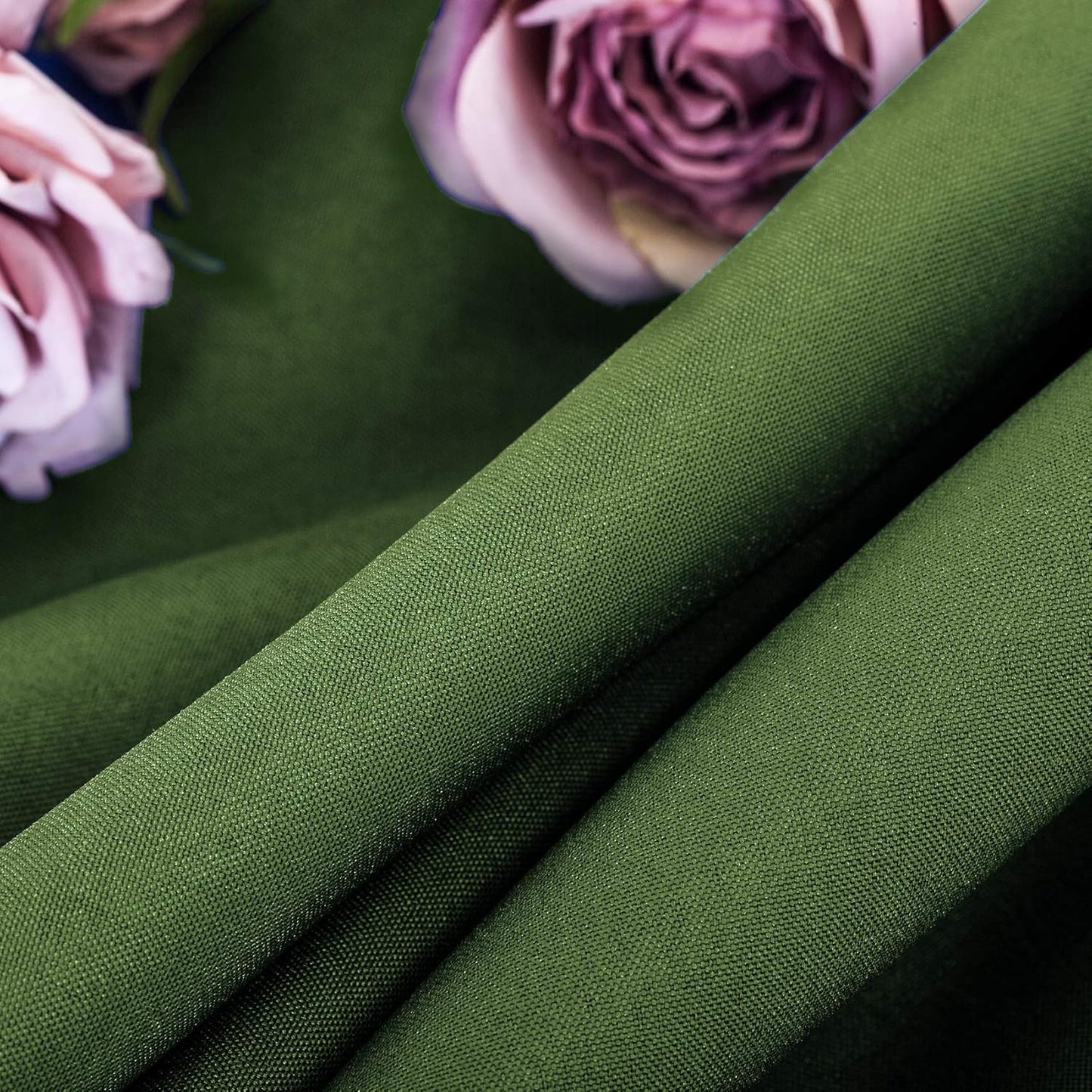 Ascoza 2pack 120 Inch Willow Round Tablecloth in Washable Polyester Fabric for Wedding/Banquet/Restaurant/Parties