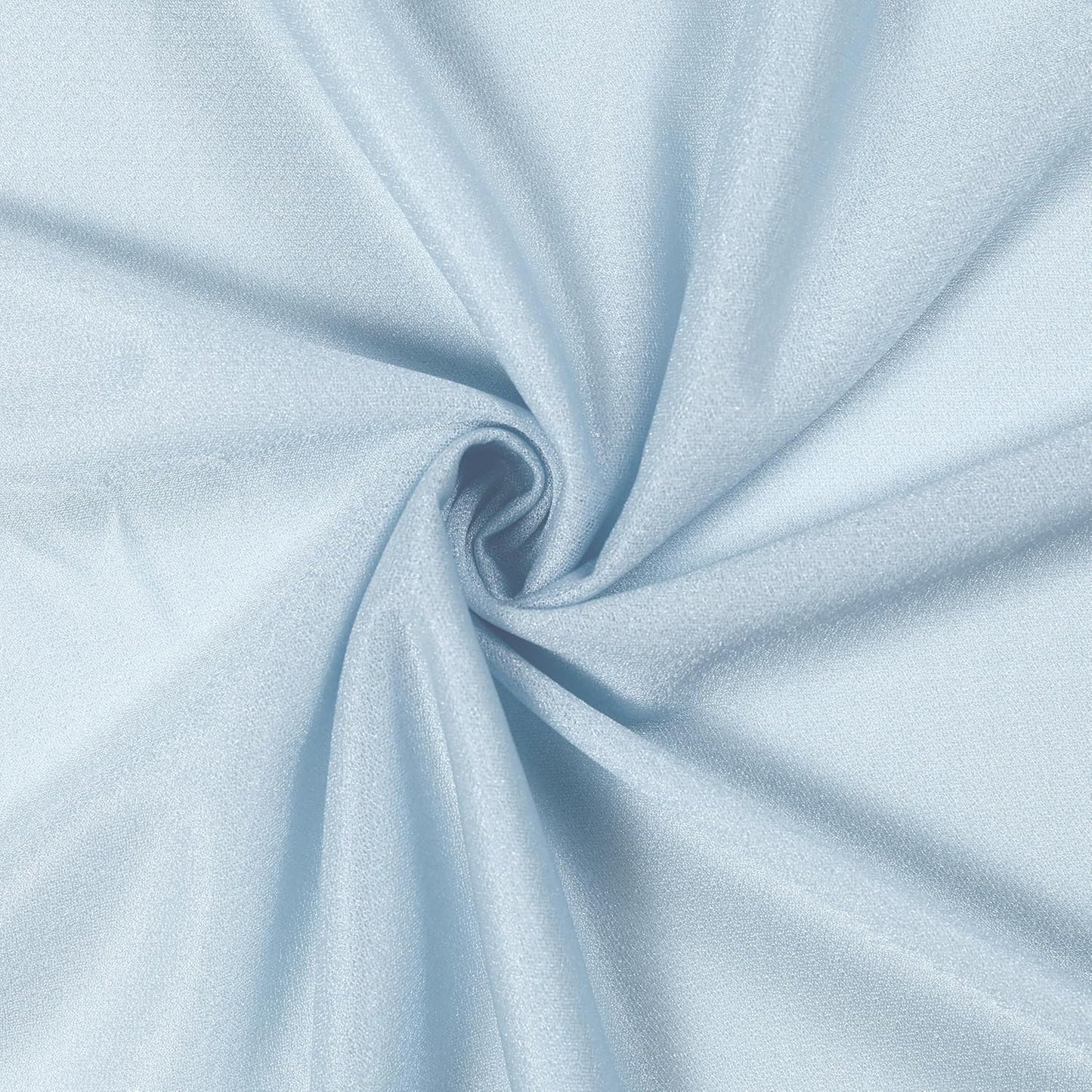VDS Pack of 1 Panel (30 Inch X 100 Feet) Wedding Arch Draping Fabric Sheer Chiffon Fabric Drapery for Wedding Ceremony Reception Swag Backdrop Canopy Chuppah ARBO Altars Decoration (Baby Blue)