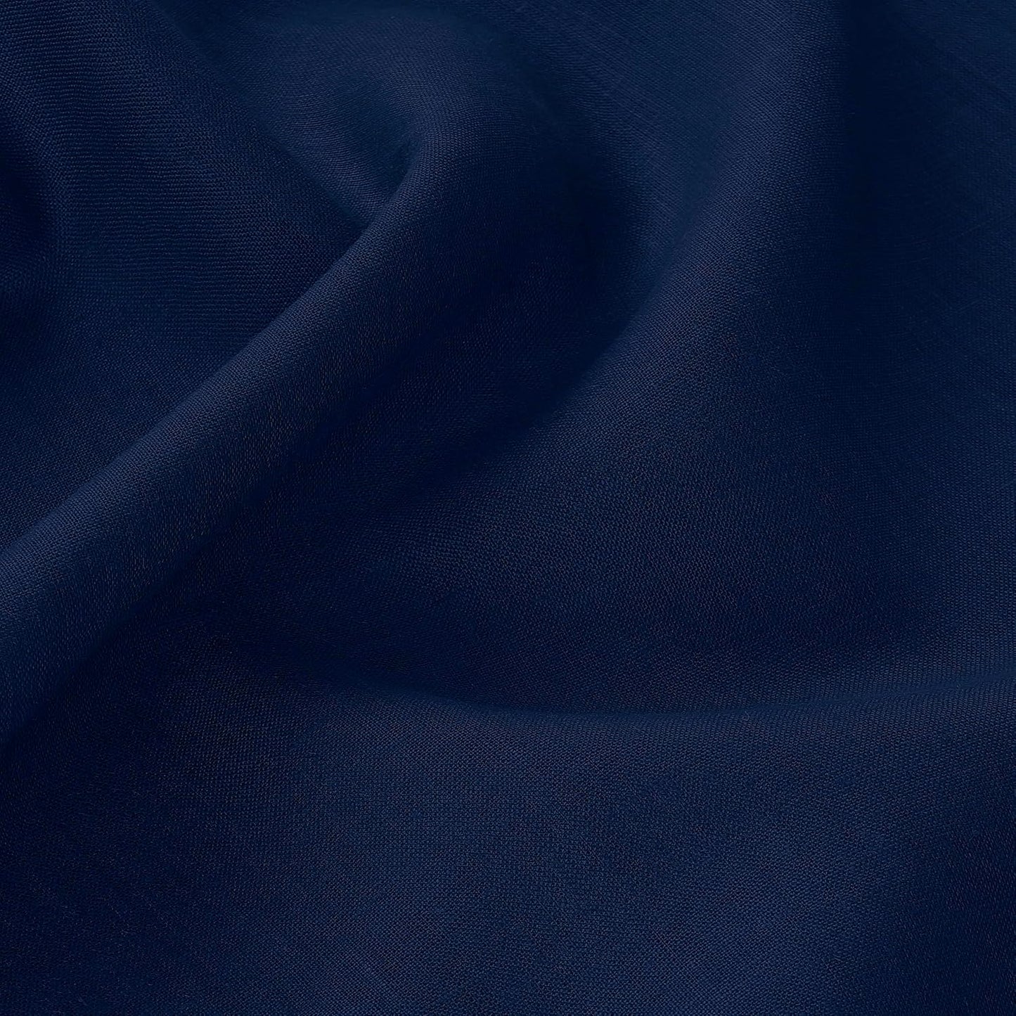 D'Moksha Homes Navy Blue Linen Tablecloth 60 x 108 Inch - 100% Pure Linen Navy Table Cloth for Rectangle Tables - Classic Hemstitch, Machine Washable Tablecloth for Fall, Autumn and Halloween