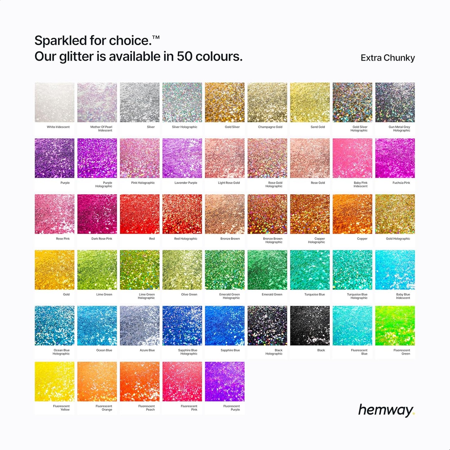 Hemway Eco Friendly Biodegradable Glitter 100g / 3.5oz Bio Cosmetic Safe Sparkle Vegan for Face, Eyeshadow, Body, Hair, Nail and Festival - Extra Chunky (1/24" 0.040" 1mm) - Lime Green Holographic