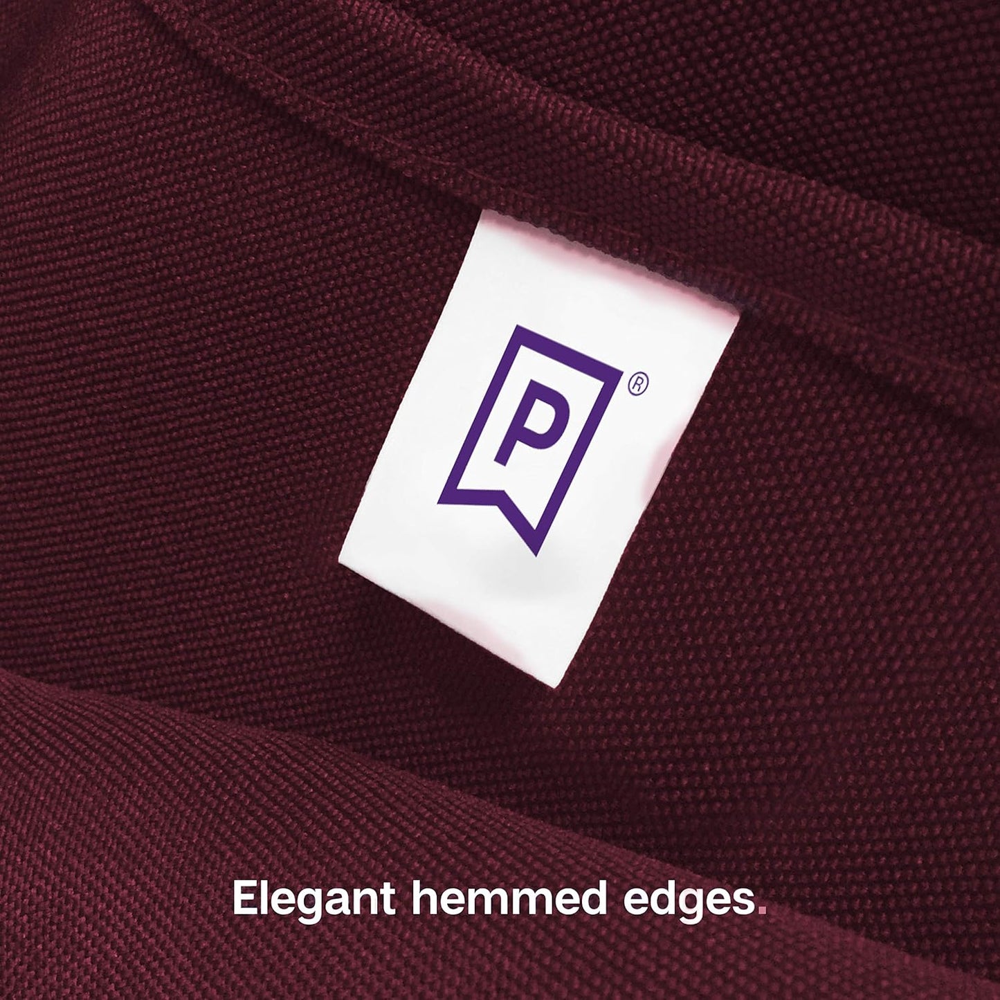 Gee Di Moda Rectangle Tablecloth - 70 x 120 Inch Burgundy Table Cloth for 6 or 8 Foot Rectangle Table - Heavy Duty Washable Fabric - for Buffet Table, Holiday Party, Dinner, Wedding & Baby Shower