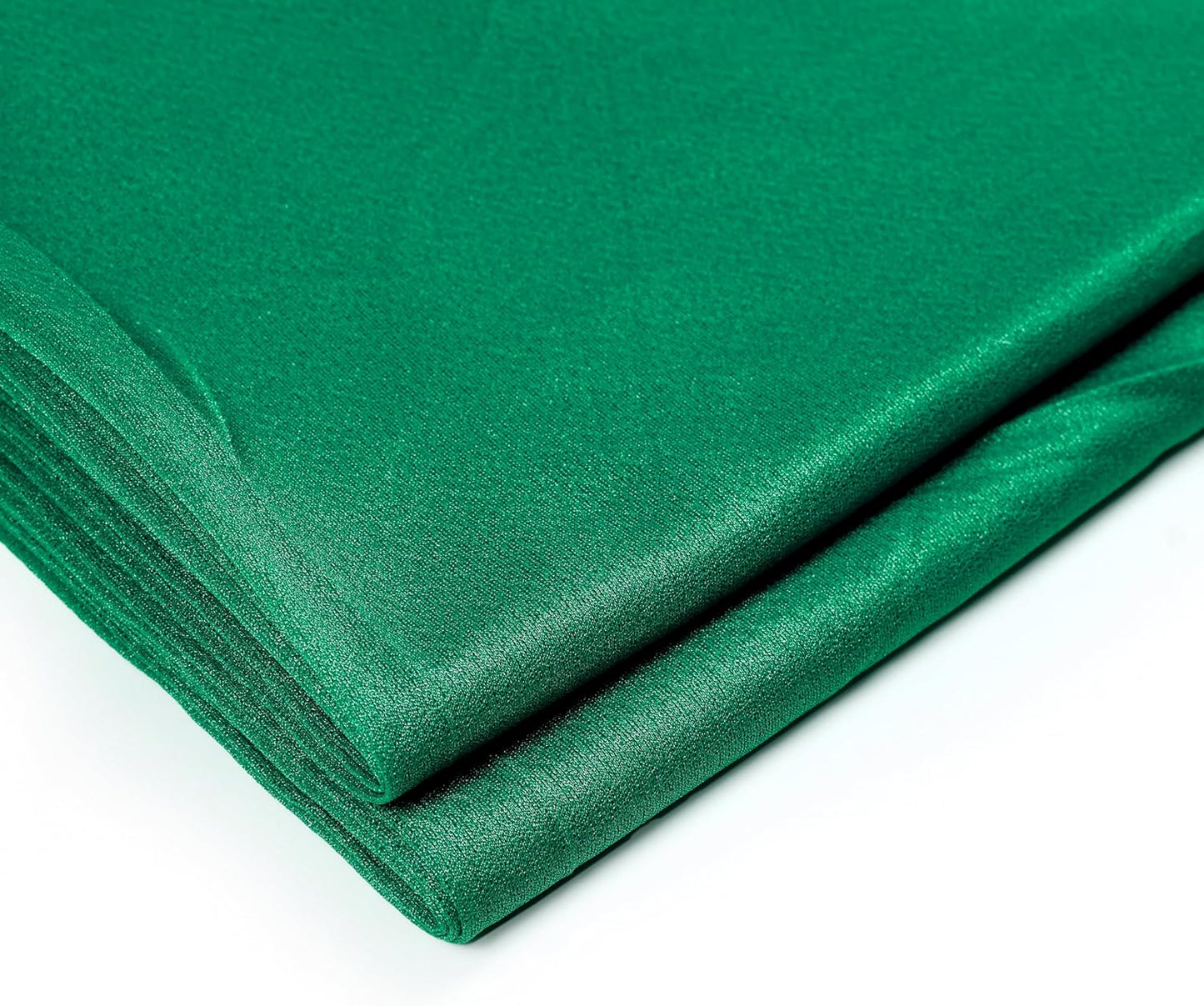 VDS Pack of 2 Panel (30 Inch X 100 Feet) Wedding Arch Draping Fabric Sheer Chiffon Fabric Drapery for Wedding Ceremony Reception Swag Backdrop Canopy Chuppah ARBO Altars Decoration (Emerald)