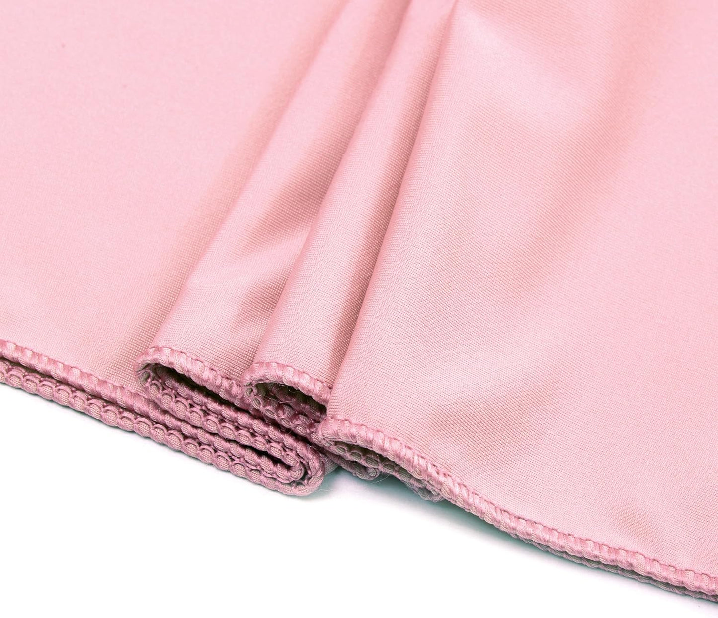 VDS Pack of 75 PCS | Dusty Rose | Spandex Chair Sashes Bows Without Buckle | Stretch Elastic Banquet Universal Folding Chair Band Tie with for Wedding Party Conference Celebration Event Decoration