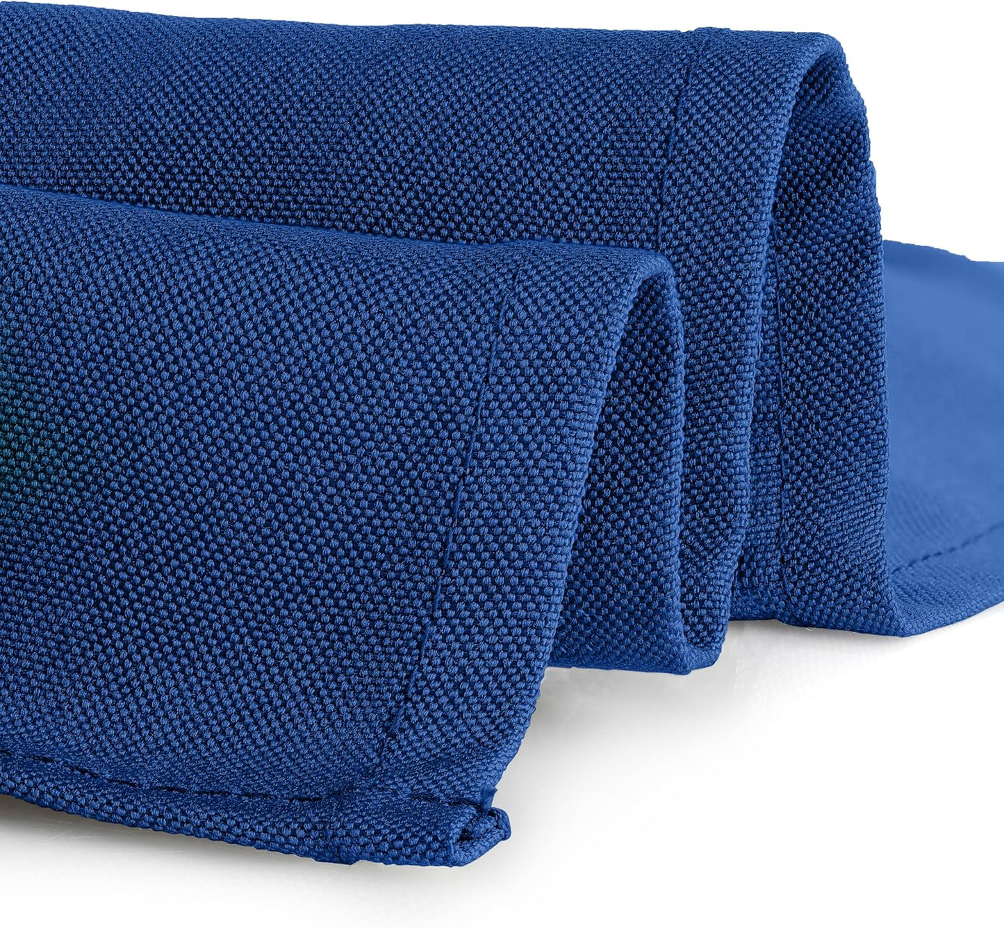 Gee Di Moda Square Tablecloth - 70 x 70 Inch Royal Blue Table Cloth for Medium Square or Round Tables - Heavy Duty Washable Fabric - for Buffet Table, Holiday Party, Dinner, Wedding & Baby Shower