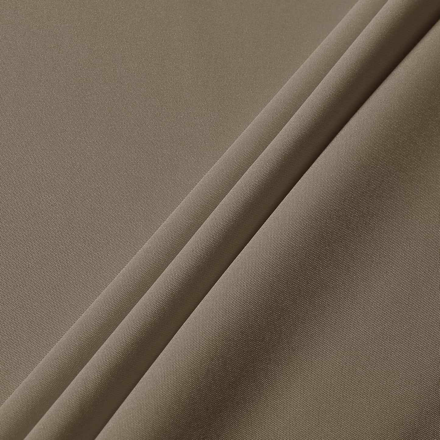 sancua Round Tablecloth - 90 Inch - Water Resistant Spill Proof Washable Polyester Table Cloth Decorative Fabric Table Cover for Dining Tables, Buffet Parties and Camping, Taupe