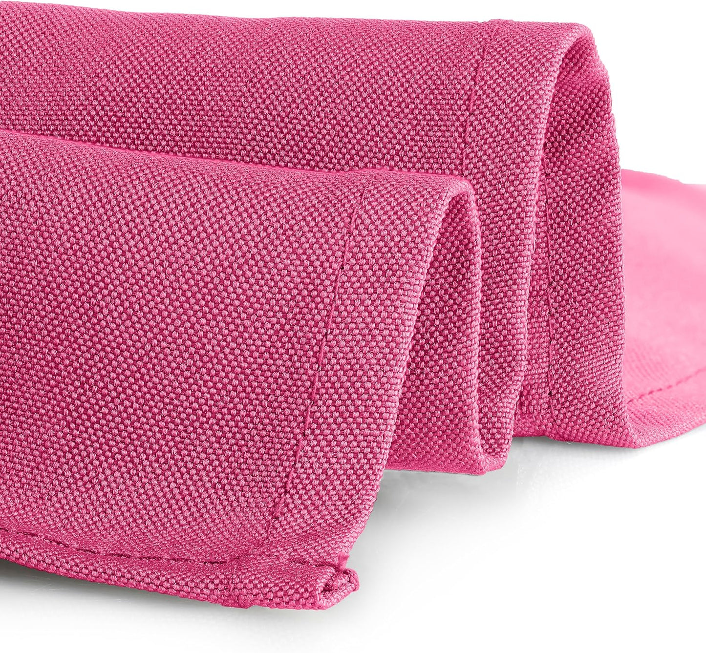 Gee Di Moda Rectangle Tablecloth - 90 x 156 Inch Fuchsia Table Cloth for 8 Foot Table with Floor-Length Drop - Heavy Duty Washable Fabric - 8 Ft Buffet Table, Holiday Party, Wedding & Baby Shower