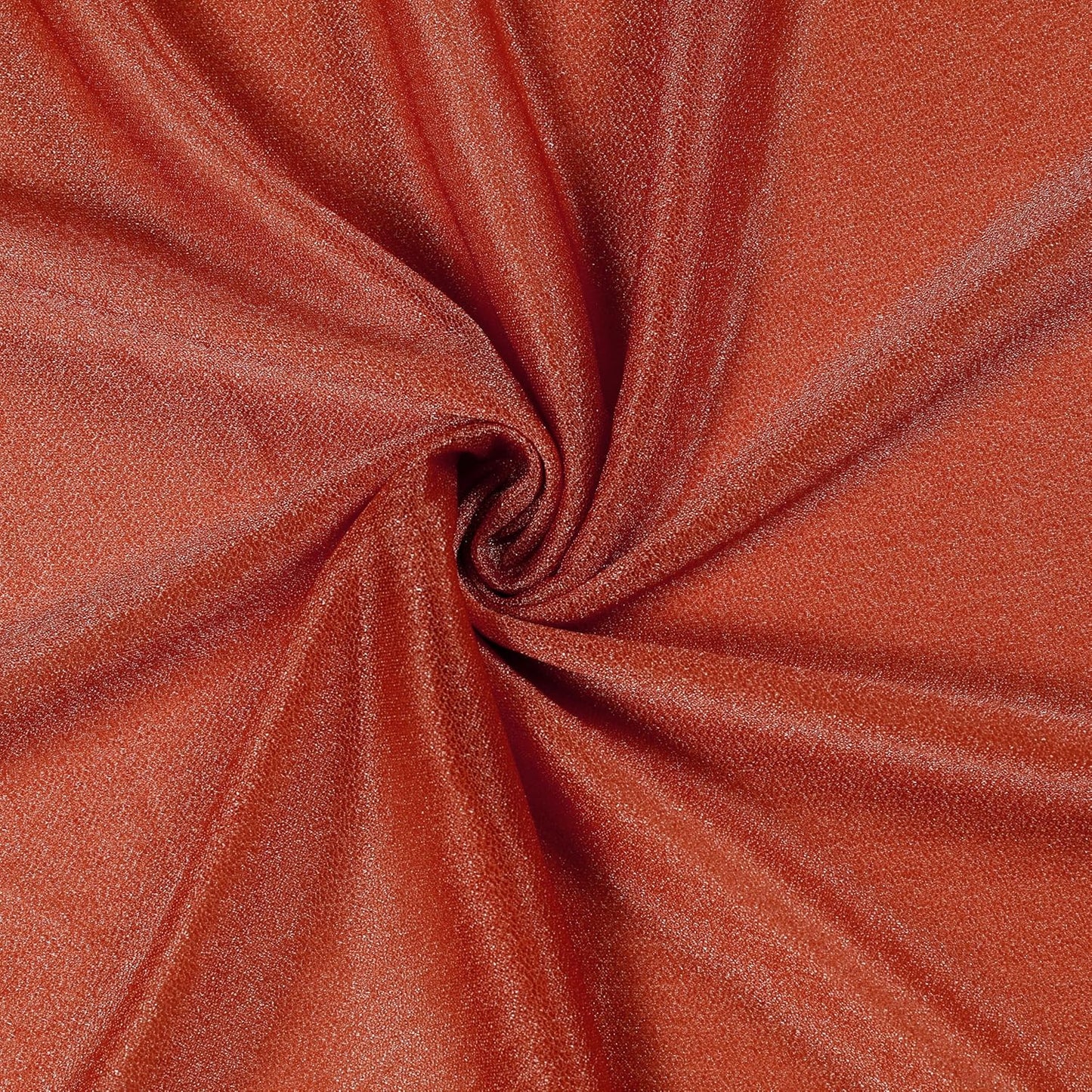VDS Pack of 2 Panel (30 Inch X 40 Feet) Wedding Arch Draping Fabric Sheer Chiffon Fabric Drapery for Wedding Ceremony Reception Swag Backdrop Canopy Chuppah ARBO Altars Decoration (Terracotta)