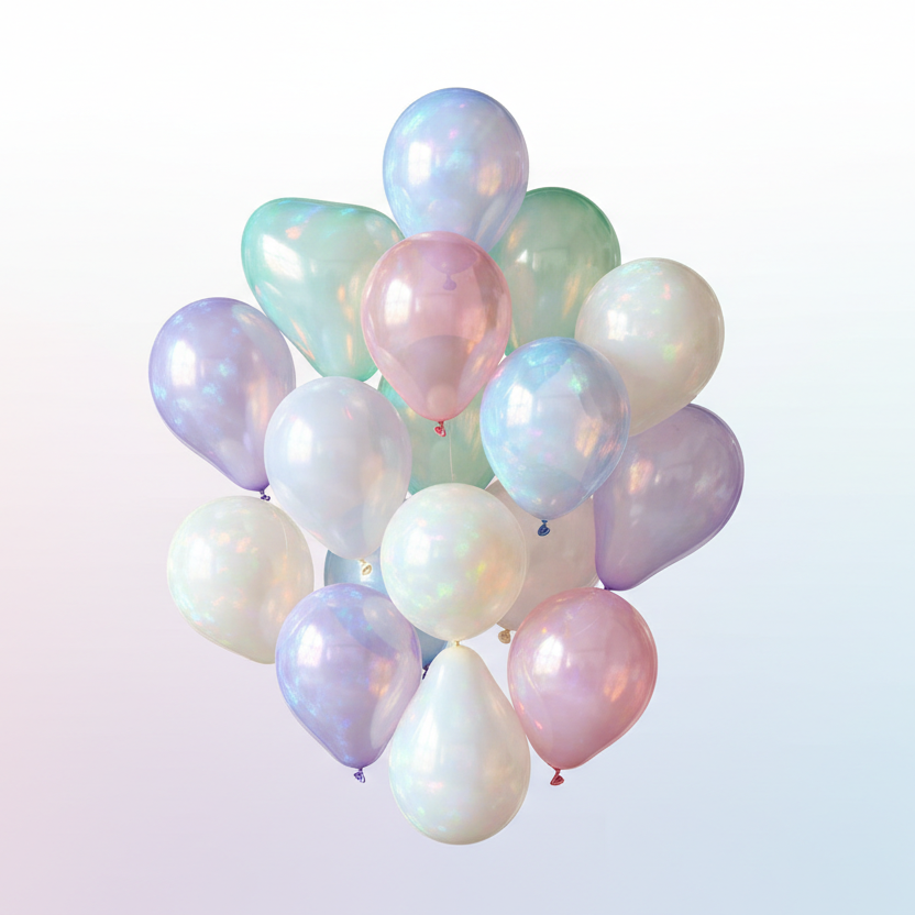 party balloons like opal jewel